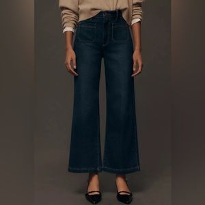 Paige High-Rise Crop Wide-Leg Jeans
